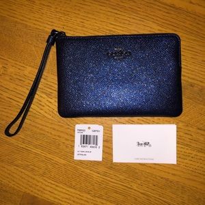 Star Wars X Coach Glitter Corner Zip Wristlet NWT